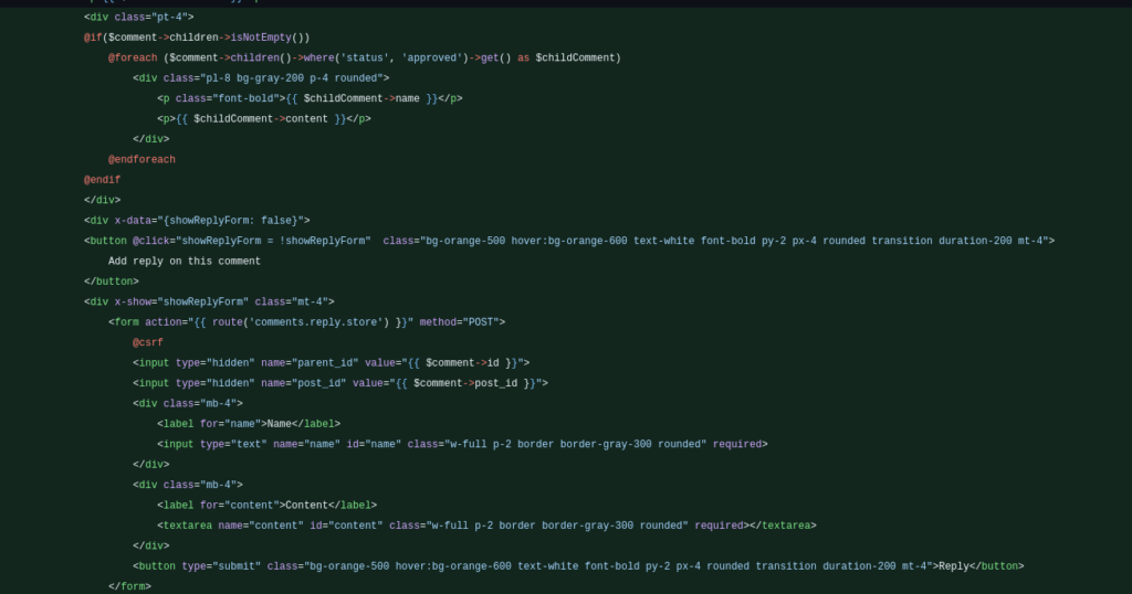 render-self-reference-relationship-laravel